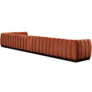  Manufacturer Color_Cognac -- Meridian Quinn Fabric 7 pc Sectional IMAGE 6