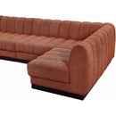  Manufacturer Color_Cognac -- Meridian Quinn Fabric 8 pc Sectional IMAGE 10