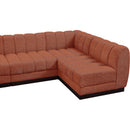  Manufacturer Color_Cognac -- Meridian Quinn Fabric 8 pc Sectional IMAGE 11