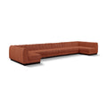  Manufacturer Color_Cognac -- Meridian Quinn Fabric 8 pc Sectional IMAGE 1