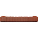 Meridian Quinn Cognac Chenille Fabric Modular Sectional IMAGE 3