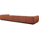  Manufacturer Color_Cognac -- Meridian Quinn Fabric 8 pc Sectional IMAGE 6