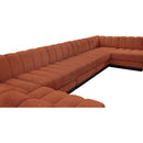  Manufacturer Color_Cognac -- Meridian Quinn Fabric 8 pc Sectional IMAGE 12