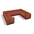  Manufacturer Color_Cognac -- Meridian Quinn Fabric 8 pc Sectional IMAGE 1