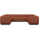  Manufacturer Color_Cognac -- Meridian Quinn Fabric 8 pc Sectional IMAGE 4