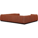  Manufacturer Color_Cognac -- Meridian Quinn Fabric 8 pc Sectional IMAGE 6