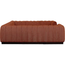 Meridian Quinn Cognac Chenille Fabric Modular Sectional IMAGE 7