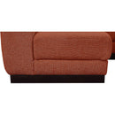  Manufacturer Color_Cognac -- Meridian Quinn Fabric 9 pc Sectional IMAGE 11