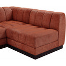  Manufacturer Color_Cognac -- Meridian Quinn Fabric 9 pc Sectional IMAGE 9