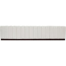 Meridian Quinn Cream Chenille Fabric Modular Sofa IMAGE 3