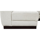 Meridian Quinn Cream Chenille Fabric Modular Sectional IMAGE 14