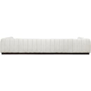 Meridian Quinn Cream Chenille Fabric Modular Sectional IMAGE 3