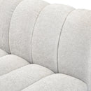  Manufacturer Color_Cream -- Quinn 165" Cream Chenille Fabric Upholstered 7 pc Modular Sectional IMAGE 8