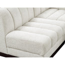  Manufacturer Color_Cream -- Quinn 197" Cream Chenille Fabric Upholstered 8 pc Modular Sectional IMAGE 15