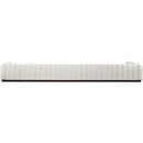 Meridian Quinn Cream Chenille Fabric Modular Sectional IMAGE 3