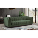  Manufacturer Color_Green -- Quinn 101" Green Chenille Fabric Upholstered 3 pc Modular Sofa IMAGE 2