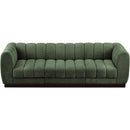  Manufacturer Color_Green -- Quinn 101" Green Chenille Fabric Upholstered 3 pc Modular Sofa IMAGE 5