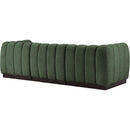  Manufacturer Color_Green -- Quinn 101" Green Chenille Fabric Upholstered 3 pc Modular Sofa IMAGE 6