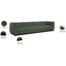 Meridian Quinn Green Chenille Fabric Modular Sofa IMAGE 11