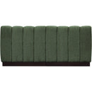 Meridian Quinn Green Chenille Fabric Modular Sofa IMAGE 3