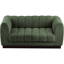  Manufacturer Color_Green -- Quinn 69" Green Chenille Fabric Upholstered 2 pc Modular Loveseat IMAGE 5