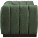  Manufacturer Color_Green -- Quinn 69" Green Chenille Fabric Upholstered 2 pc Modular Loveseat IMAGE 7