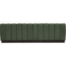 Meridian Quinn Green Chenille Fabric Modular Sofa IMAGE 3