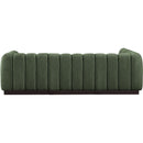  Manufacturer Color_Green -- Quinn 101" Green Chenille Fabric Upholstered 4 pc Modular Sectional IMAGE 3
