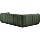  Manufacturer Color_Green -- Quinn 101" Green Chenille Fabric Upholstered 4 pc Modular Sectional IMAGE 6