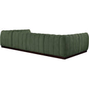  Manufacturer Color_Green -- Quinn 133" Green Chenille Fabric Upholstered 6 pc Modular Sectional IMAGE 6