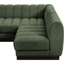  Manufacturer Color_Green -- Quinn 165" Green Chenille Fabric Upholstered 6 pc Modular Sectional IMAGE 15