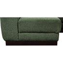  Manufacturer Color_Green -- Quinn 165" Green Chenille Fabric Upholstered 7 pc Modular Sectional IMAGE 14