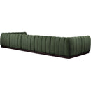  Manufacturer Color_Green -- Quinn 165" Green Chenille Fabric Upholstered 7 pc Modular Sectional IMAGE 6
