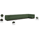  Manufacturer Color_Green -- Quinn 197" Green Chenille Fabric Upholstered 7 pc Modular Sectional IMAGE 18