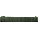  Manufacturer Color_Green -- Quinn 197" Green Chenille Fabric Upholstered 7 pc Modular Sectional IMAGE 3
