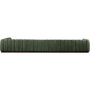 Meridian Quinn Green Chenille Fabric Modular Sectional IMAGE 3