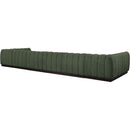  Manufacturer Color_Green -- Quinn 197" Green Chenille Fabric Upholstered 8 pc Modular Sectional IMAGE 6