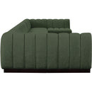  Manufacturer Color_Green -- Quinn 197" Green Chenille Fabric Upholstered 8 pc Modular Sectional IMAGE 7