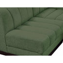  Manufacturer Color_Green -- Quinn 229" Green Chenille Fabric Upholstered 8 pc Modular Sectional IMAGE 14