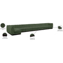  Manufacturer Color_Green -- Quinn 229" Green Chenille Fabric Upholstered 8 pc Modular Sectional IMAGE 18