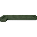  Manufacturer Color_Green -- Quinn 229" Green Chenille Fabric Upholstered 8 pc Modular Sectional IMAGE 5