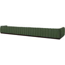  Manufacturer Color_Green -- Quinn 229" Green Chenille Fabric Upholstered 8 pc Modular Sectional IMAGE 6