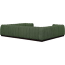  Manufacturer Color_Green -- Quinn 133" Green Chenille Fabric Upholstered 8 pc Modular Sectional IMAGE 6