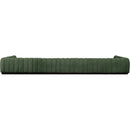 Meridian Quinn Green Chenille Fabric Modular Sectional IMAGE 3