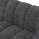 Meridian Quinn Grey Chenille Fabric Modular Sofa IMAGE 8