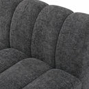 Manufacturer Color_Grey -- Quinn 101" Grey Chenille Fabric Upholstered 4 pc Modular Sectional IMAGE 8