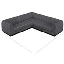  Manufacturer Color_Grey -- Quinn 101" Grey Chenille Fabric Upholstered 5 pc Modular Sectional IMAGE 14