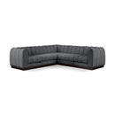  Manufacturer Color_Grey -- Quinn 101" Grey Chenille Fabric Upholstered 5 pc Modular Sectional IMAGE 1