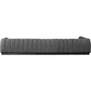 Meridian Quinn Grey Chenille Fabric Modular Sectional IMAGE 3