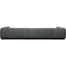 Meridian Quinn Grey Chenille Fabric Modular Sectional IMAGE 3